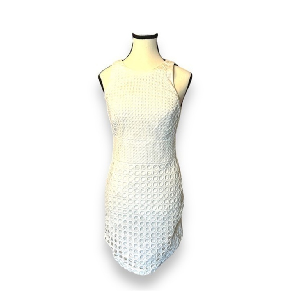 NWT Women’s Banana Republic Sleeveless White Dress 2